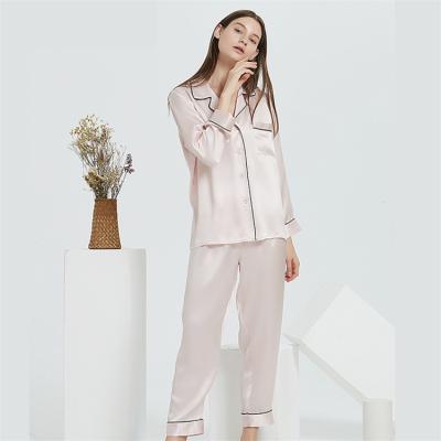 China Luxury Silk Cloth Mulberry Gift Wholesale Suzhou Gift 100% Silk Pajamas Sleepwear for sale