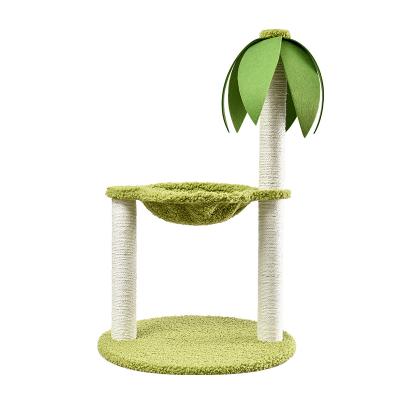 China Viable Newcomer Style Natural Coconut Cat Scratching Post Sisal Post Cat Scratching Tree for sale