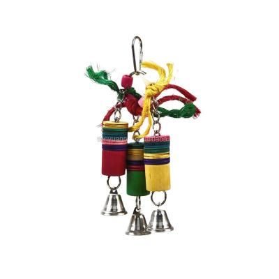 China New Viable Colorful Parrot Macaw Cage Chew Toys Pet Bird Parakeet Create Swing Scratcher for sale