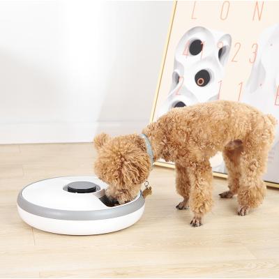 China Automatic Pet Feeder Smart Pet Meals Automatic Pet Feeder 6 Timing Electronic Pet Feeders for sale