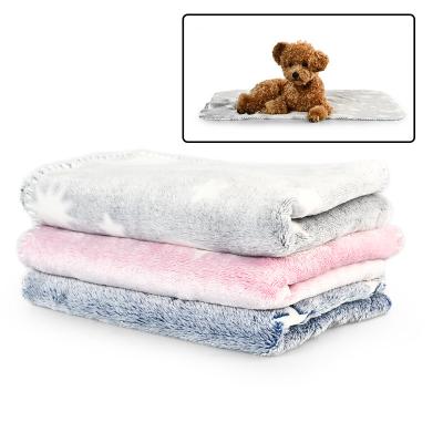 China Breathable Glow in the Dark Dog Plush Warm Blanket Dog Blanket for sale