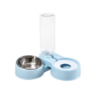 China Two Viable In One Automatic Pet Feeder Dog Water Food Hydration Feeder for sale