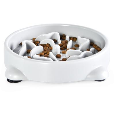 China Sustainable PP Dog Bowl Slow Feeder Dog Bowl Pet Slow Feeder Bowl for sale