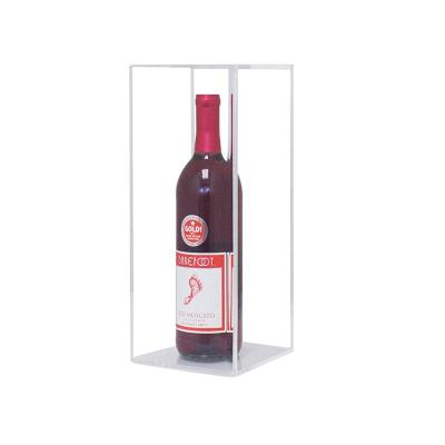 China Wholesale High Quality Customized Bond Design Wine Bottle Customized Clear Acrylic Bending And Display for sale