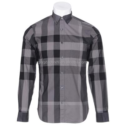 China Anti-pilling Long Sleeve High Quality Regular Fit With 100% Cotton Fashion Men Casual Shirt for sale