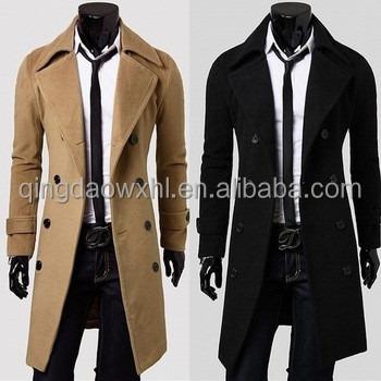 China Black Formal Wear Coat Breeches Mens Anti Shrink Suit High End Ditch Coat Suit for sale