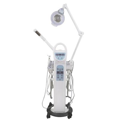 China Peel Revitalizer 2022 Dermabrasion High Frequency Galvanic Facial Steamer 9 in 1 Multifunctional Beauty Machine for Salon for sale