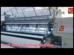 Automatic Lock Stitch Quilting Machine Infrared 82 Inch Multi Needle