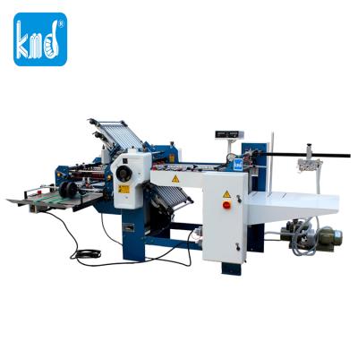 China Factory CE A7809 520T 4buckles+1knife automatic paper folding machine with lower price for sale