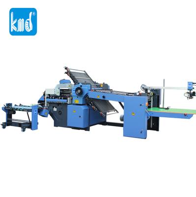 China C0893 factory kmd 780T 4buckles+3knives paper folding machine made in china automatic paper folding machine for sale