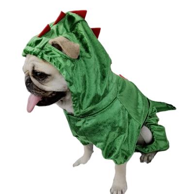 China Drop Shipping Pets Products Amazon Dinosaur Pet Fashion Apparel Sustainable Pets Dogs Hoodies Apparel for sale