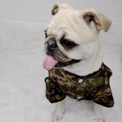 China Viable Drop Shipping Small Camouflage Dog Pets Dog Clothes Clothing Wholesale for sale