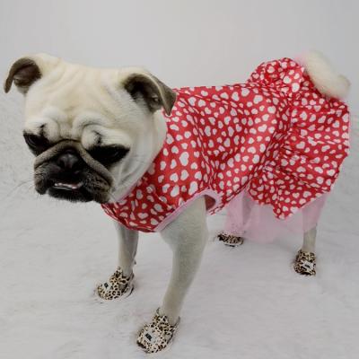 China Sustainable Drop Shipping Small Dogs Clothing Dress Pet Clothes Summer for sale