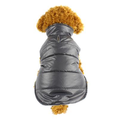 China 2021 Autumn Winter Viable Cold Warm Shinny Down Cloth Cotton Padded Vest Pet Jacket Pet Clothes for sale