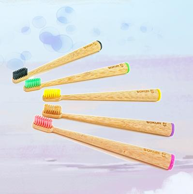 China Cheapest Bamboo Toothbrush Eco-friendly Replaceable Heads Bamboo Toothbrush for sale