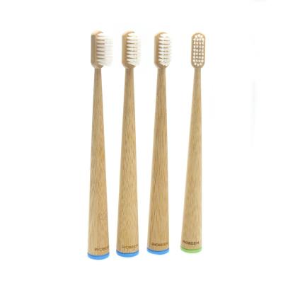 China Disposable Toothbrush Refillable Eco-Friendly Bamboo Toothbrush Whitening Toothbrush for sale