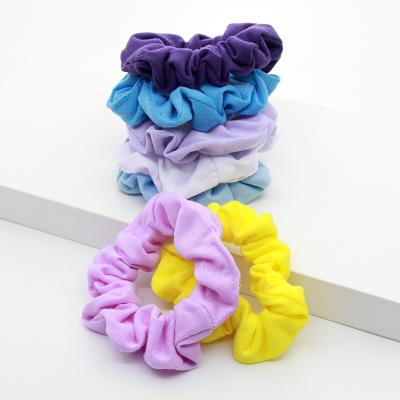 China JOJO Elastic Hairband Women Ponytail Backing Ties Hair Ties Vintage Head Scrunchies For Women for sale