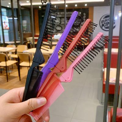 China Environmental friendly hot sale travel folding portable dual-use comb for baby wholesale for sale