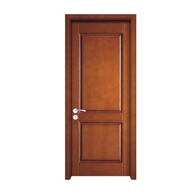 China Luxury Home Decor Decorative Black Walnut Deep Cut To Veneer Semi-Solid Paint Wood Door for sale