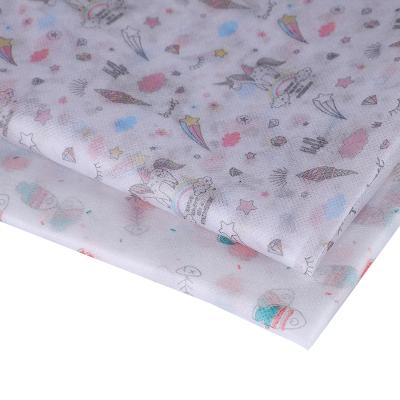 China Sustainable Customizable Polypropylene Designed Nonwoven Pattern Colorful Custom Nonwoven Fabric Printing Rolls Fabric for sale