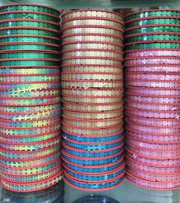 China Economical Sequins Roll For Embroidery Machine To Make Sequin Sequin Rolls Film for sale