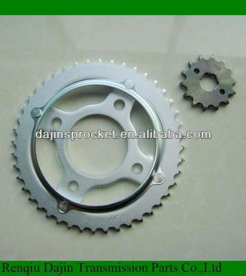 China A3 Steel High Quality Standard Steel Chain Sprocket Set 45 1045# for sale