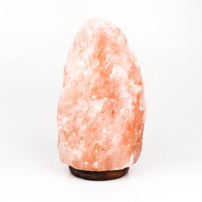 China Mission Rock LED Light Bulb E14 Base Natural Himalayan Crystal Wood Himalayan Salt Lamp for sale