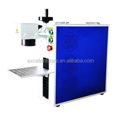 China Laser marking JIN ZHI YIN fiber laser metal marking machine support software EZAD for sale