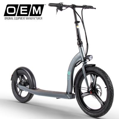 China 2021 new fashion scooters unisex RICH BIT RICH wide tire H-100 wide motor 350w folding cheap electric scooter made in china for sale