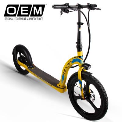 China BIT H100 36V 10Ah unisex good quality RICH wide tire electric scooter with lithium alloy battery hidden headlight for sale