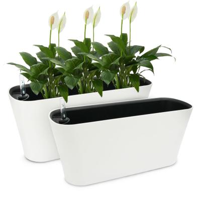 중국 GreenSun Modern Self Watering Planter CL4018 Smart Planter 판매용