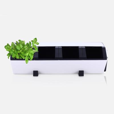 China Simply Outdoor Manufacturer Wall Hanging Flower Pots Garden Vertical Stackable Plastic Flower Pots Large for sale