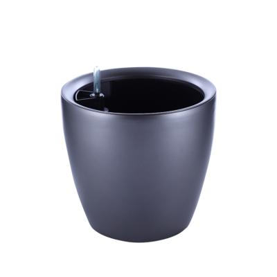 China Separate Mini Plastic Flower Pot Concrete Cement Indoor Environmentally Friendly Gardening Round Flower Pot for sale