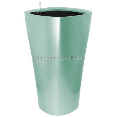 China High Quality Cheap Plastic Self-watering System Plant Garden Flower Pots Flower Pots Creative Outdoor Indoor Creative Flower Pots for sale