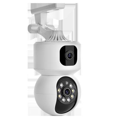 China Human Motion Tracking Dual Lens PTZ IP Camera Wifi Human Detection 4MP Audio Security Video Surveillance Camera 8MP 4K 8x Hybrid Zoom 2.8+12mm 10 OEM for sale