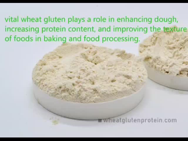 Vital Wheat Gluten plays a role in improving the texture of baked and processed foods