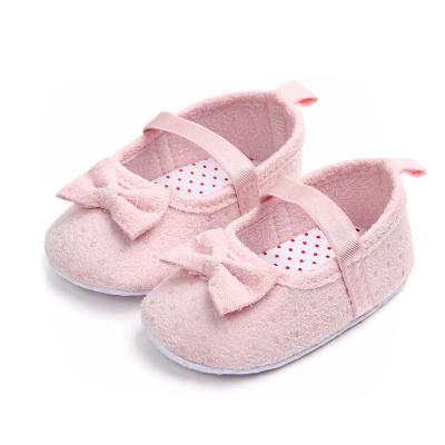 China Hook& New Arrival Soft Sole Buckle Cotton Infant Newborn Baby Prewalker Baby Shoes for sale