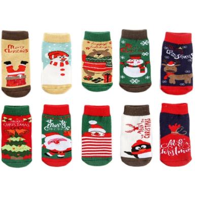 China Breathable Winter Cotton Cute Christmas Socks Baby Socks Children's Socks for sale