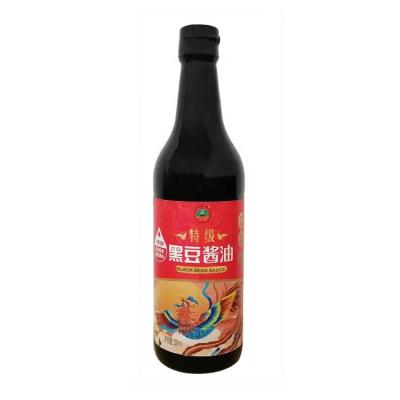 China Cooking Dishes Or Dipping Healthy Black Bean Condiment Liquid Seasoning Food Sauce Non-GMO OEM for sale