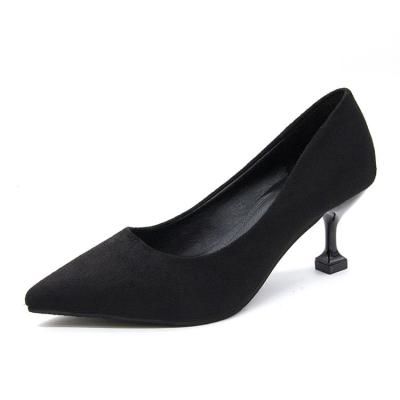 China 2022 New Light Spring Women's High Heels Shallow Toe Shallow Cat High Heels Profession Work High Heels for sale