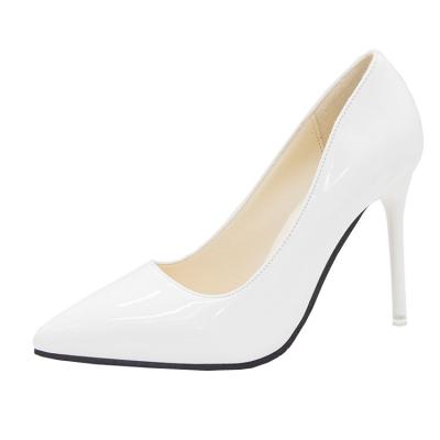 China Other factory supply wholesale love white sexy ladies wedding bridal shoes pumps elegant shoes for women for sale