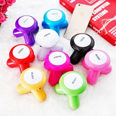 China Relieve Electric Portable Battery Wave Body Pressure USB Vibrating Body Massager,Handheld Mini Massager for sale