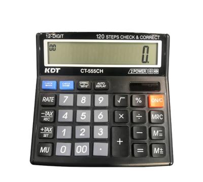 China Large LCD Display 12 Digits Auto Dual Clear Power Calculator Replay Calculator Ti 84 Tax Graph Calculator for sale