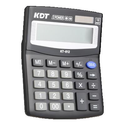 China Universal Purpose Dual Power Calculator Handheld Dual Calculator 12 Digit Calculator Kt-812 Solar Student Sciencetific Calculator for sale