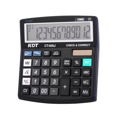 China Large LCD Display Hot Sell Double Power 12 Digits Shipping Freight Calculator Ct-500J Calculators for sale