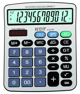 China Custom 112 Steps Wholesale Automatic Check&Correct Calculator Financial Replay Calculator for sale