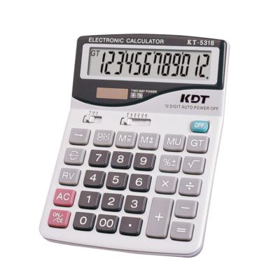 China Wholesale General Purpose Calculator OEM Power Calculator 12 Digits Desktop Dual Calculator for sale