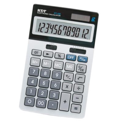 China 12 Digit Calculator Factory Supply 12 Digit Solar Powered Ultra Thin Office Desktop Scientific Calculators for sale