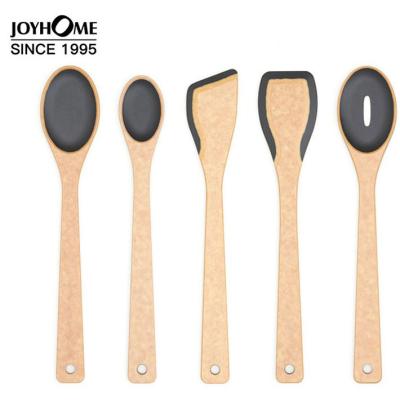 China 2021 Viable Wooden Set Popcorn Scoop Spoon Kitchen Tools Utensils for sale