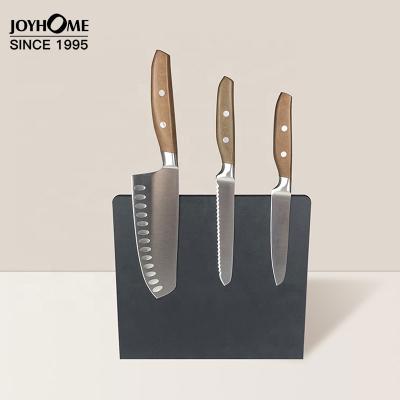 China Durable New Material Dishwasher Safe Knife Storage Rust Proof Knife Blocks Woodgrain Kitchen Accessories Knife Holder for sale